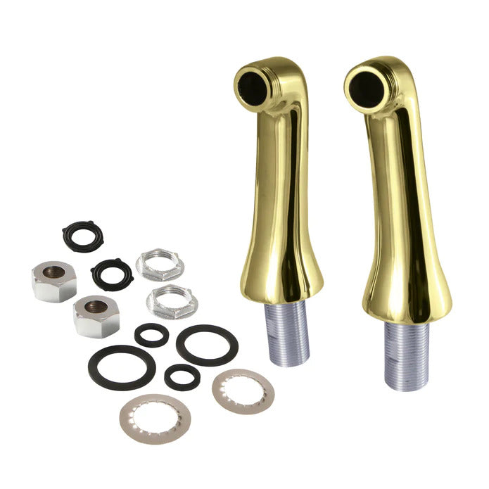 Kingston Brass Ksel268Pb Riser For Tub Filler Faucet Ks268Pb, Polished Brass