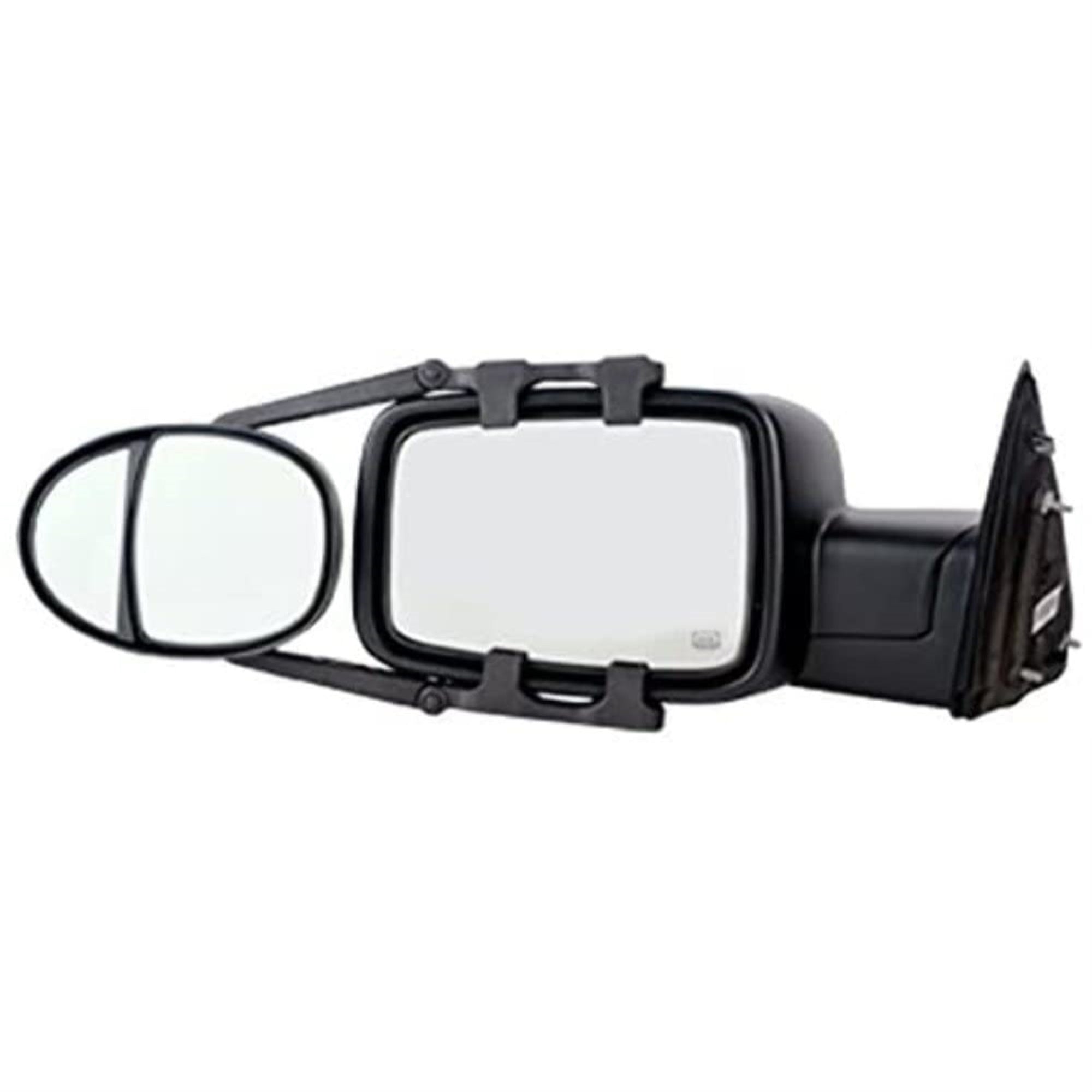 Fit System (3990) Dual Lens Universal Towing Mirror With Ratchet Mount System, Pair, 5'X 7'
