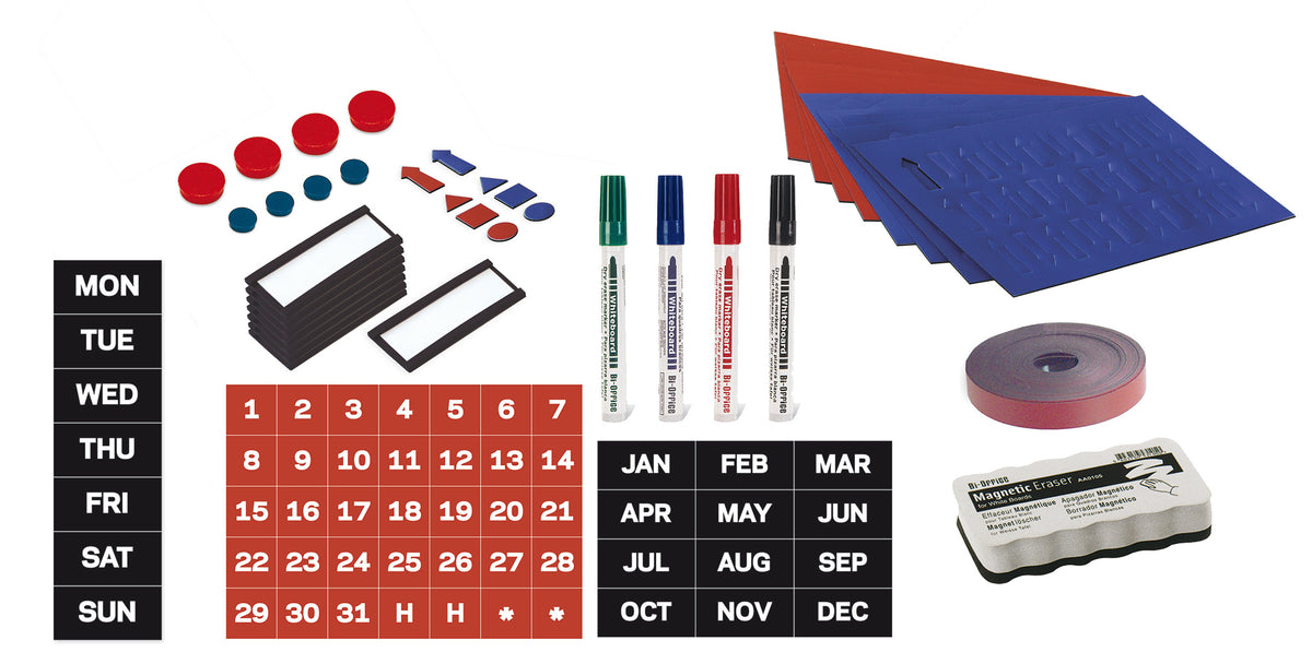Dry-Erase Board Magnetic Accessory Kit