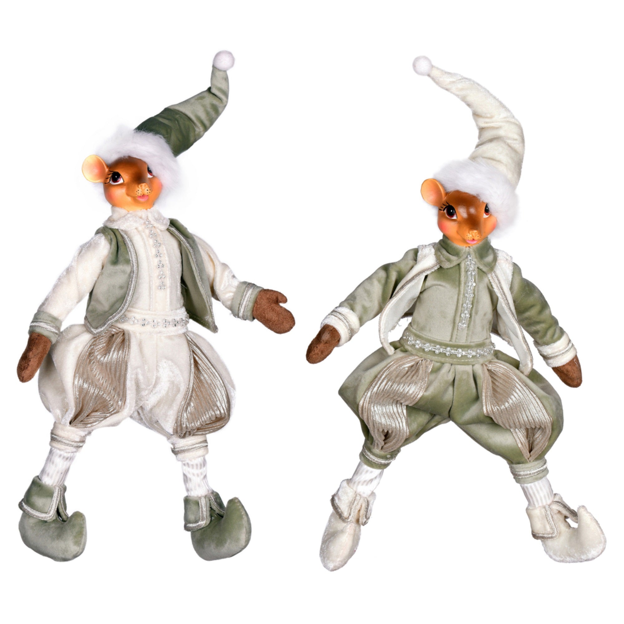 14” Jewel-Tide Mouse Doll Asst 2/Box