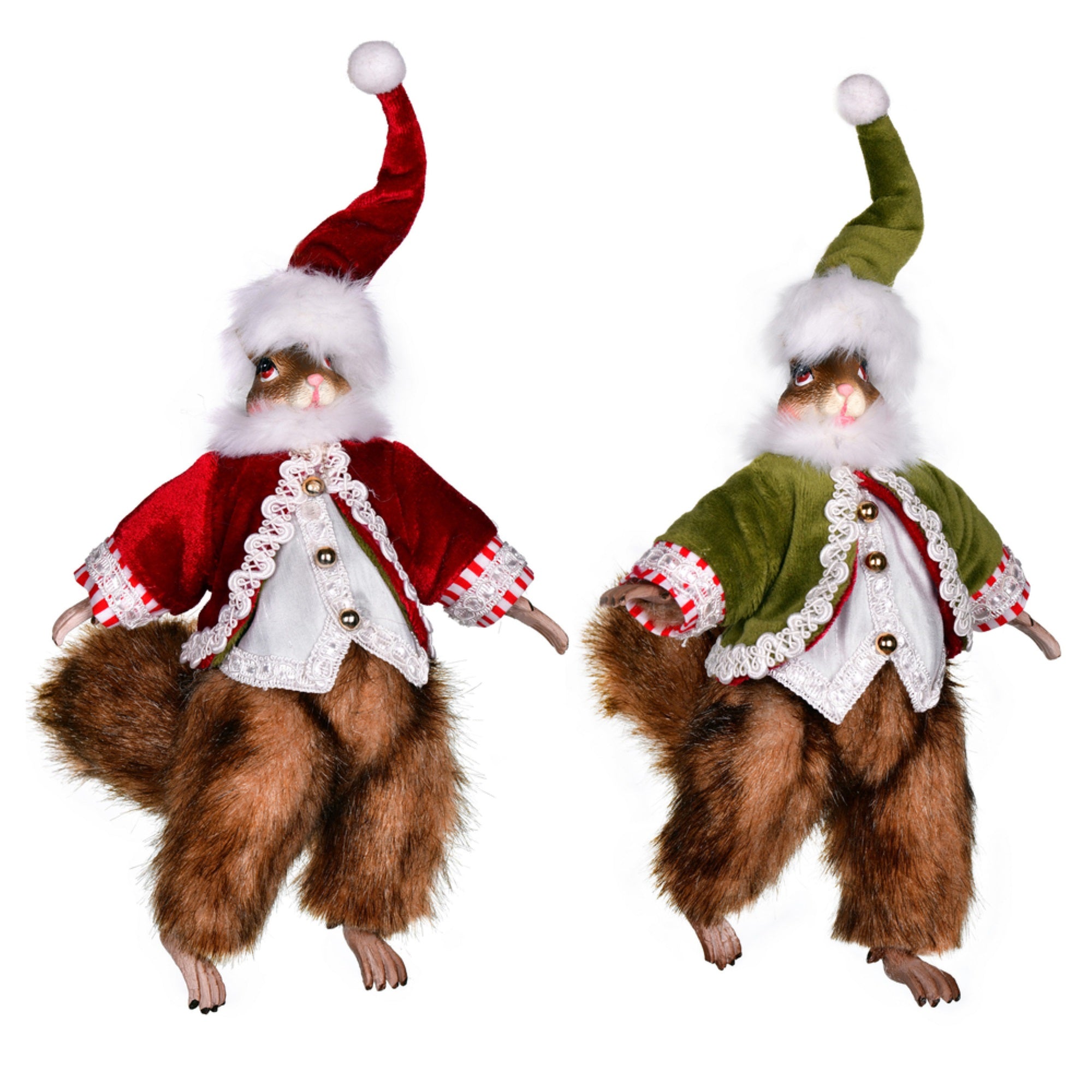 7.5” Candy Land Squirrel Orn Asst 2/Box