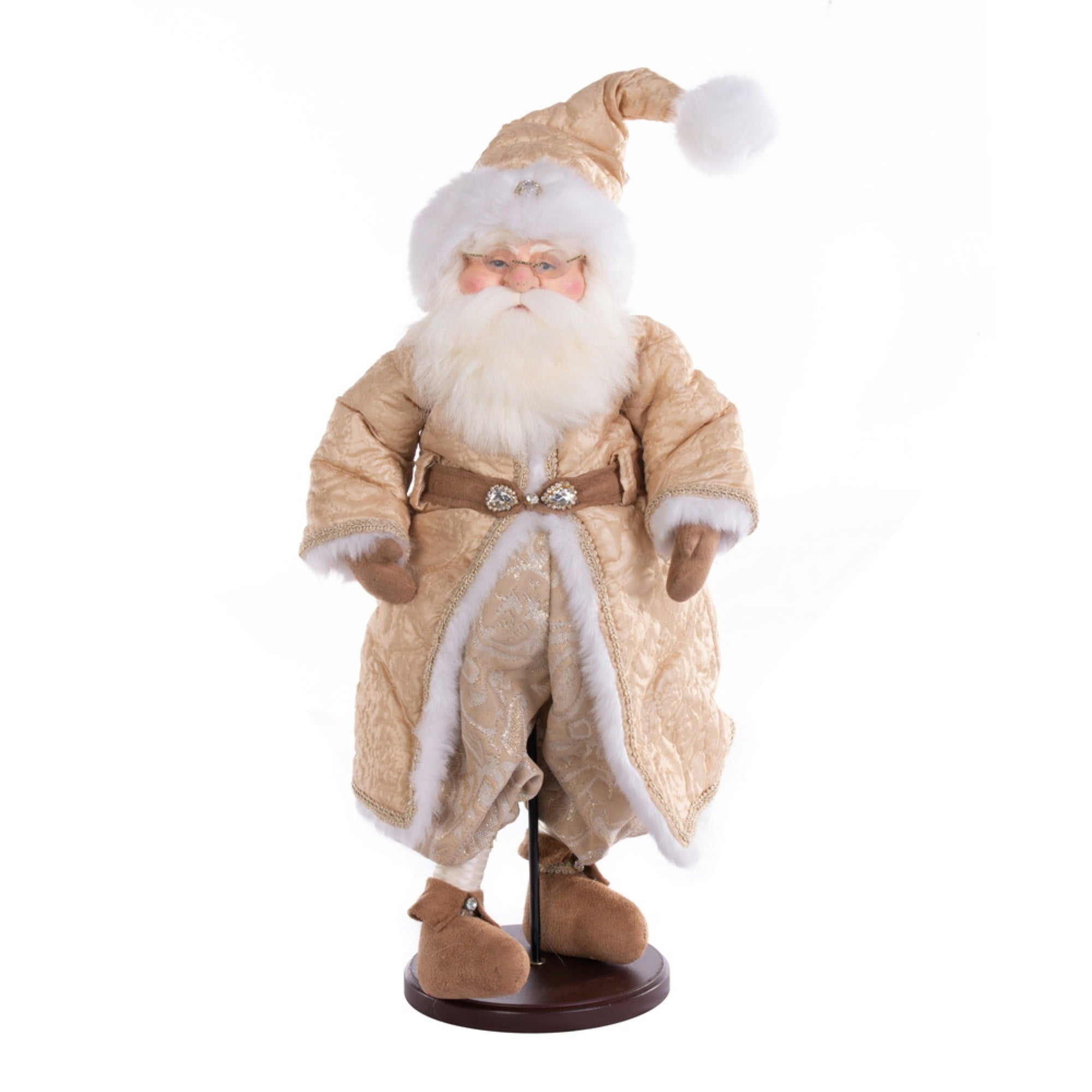19” Rejoice Santa Doll with Stand