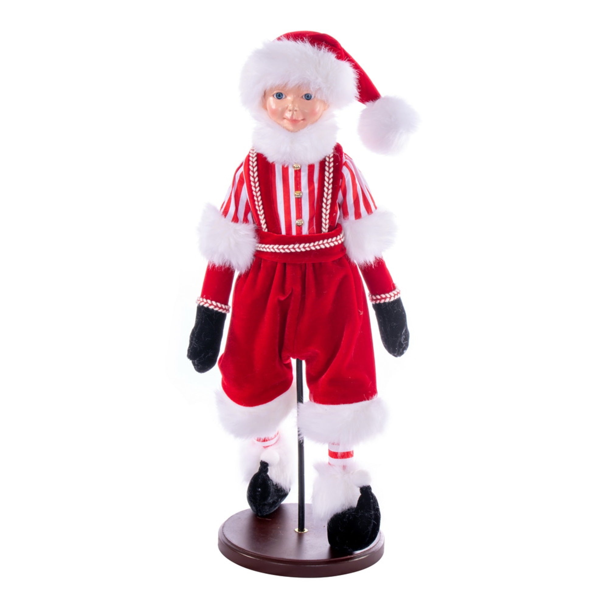 18” Red Peppermint Fairy Boy with Stand
