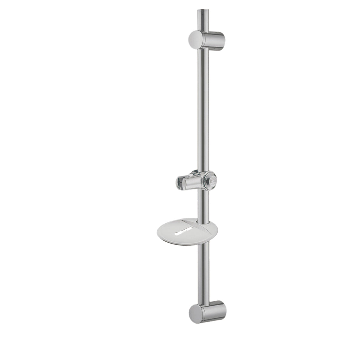 Kingston Brass Kx2528Sg 24 Slide Bar With Soap Dish And Hand Shower Holder, Brushed Nickel