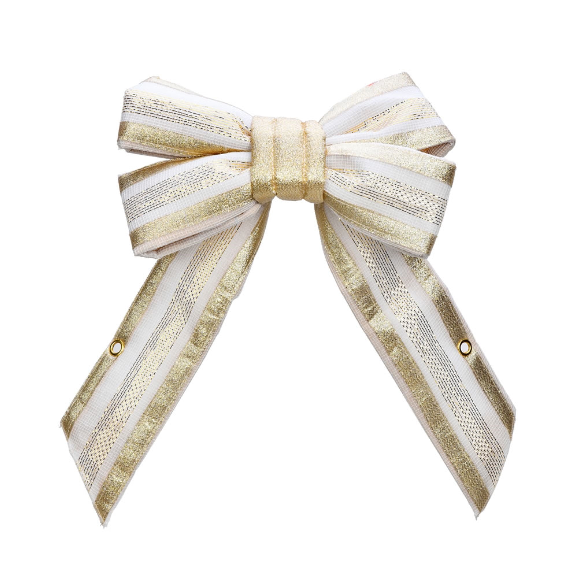 12” Champagne Bow Outdoor