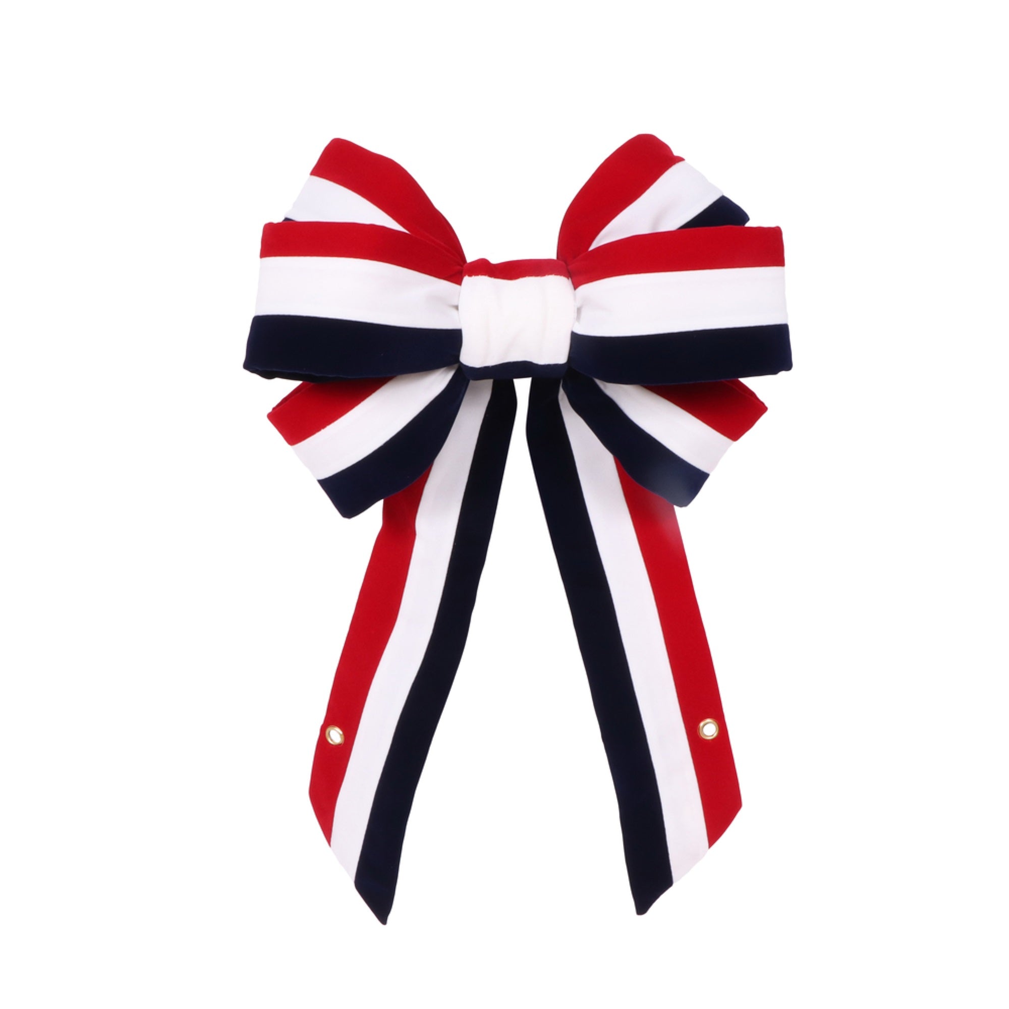 14” x 28” Red-White-Blue Velvet Bow