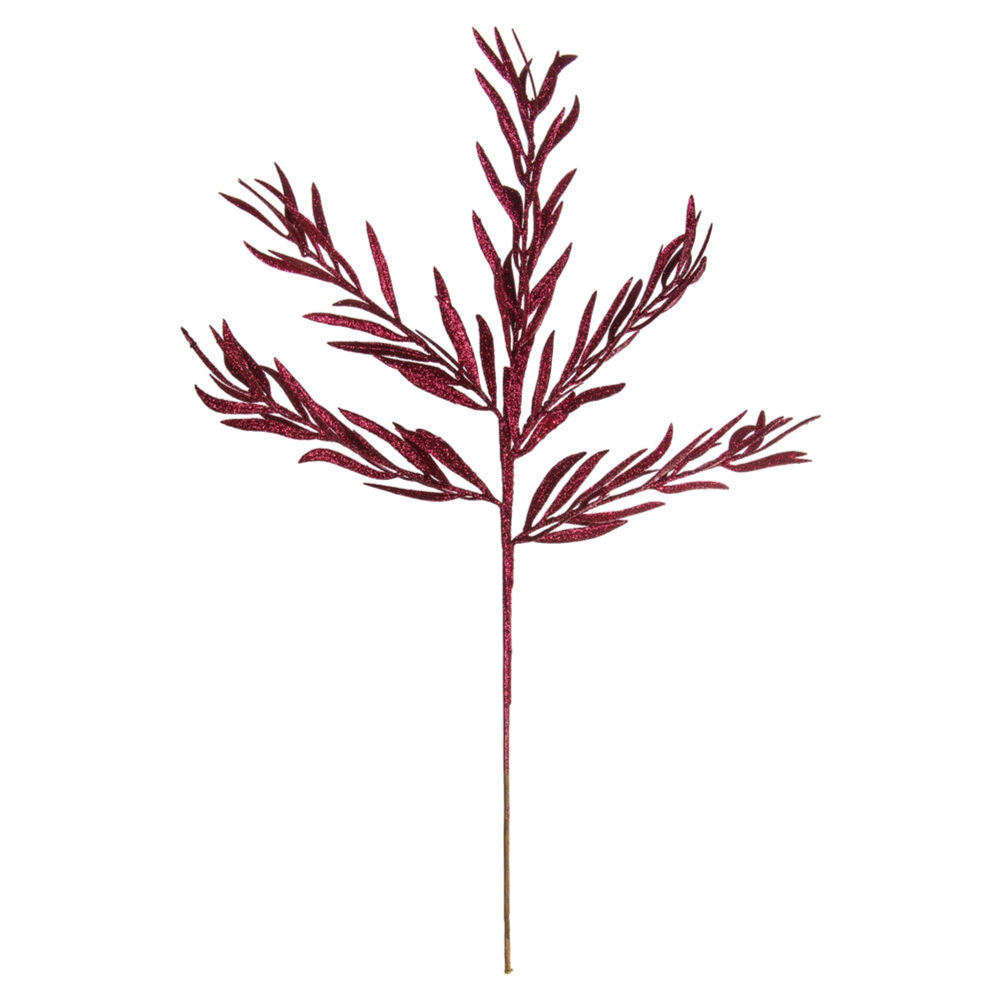 Vickerman 22″ Burgundy Glit Heather Spray 12/Bg - L152705