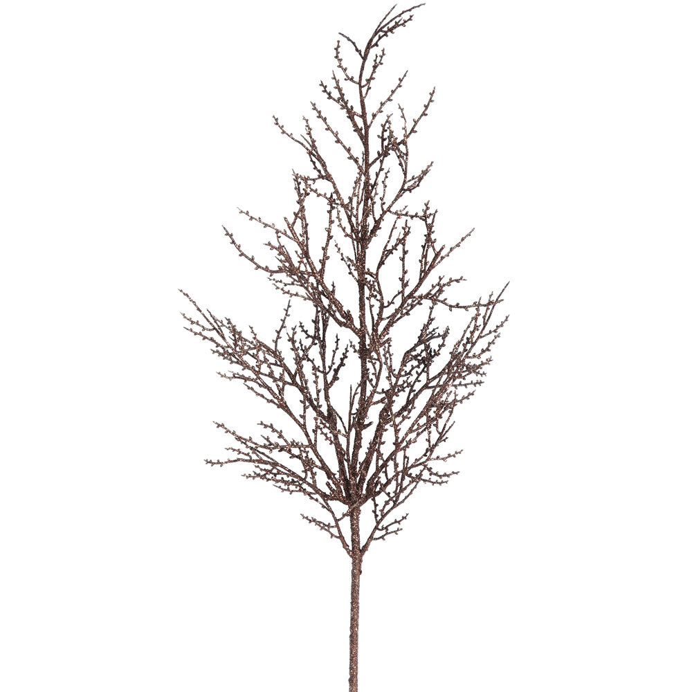 Vickerman 28″ Pewter Glitter Wild Huck Spray 6/Bag - L162427