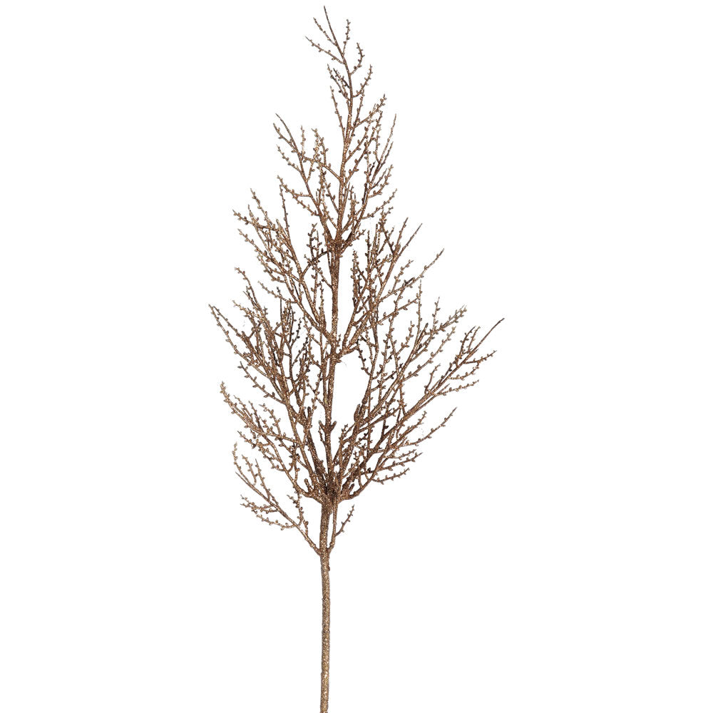 Vickerman 28″ Copper Glitter Wild Huck Spray 6/Bag - L162428