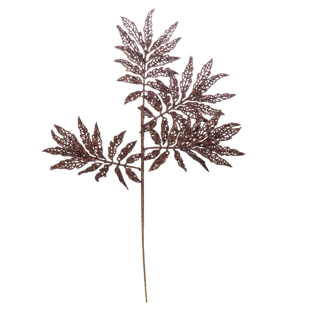 Vickerman 22″ Chocolate Glitter Sumac Spray 6/Bag - L162815
