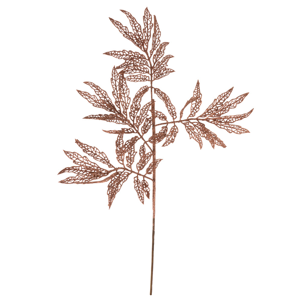Vickerman 22″ Rose Gold Glitter Sumac Spray 6/Bag - L162858