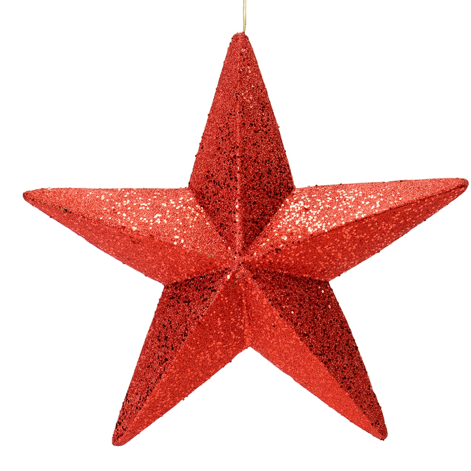 23” Red Glitter Star Outdoor