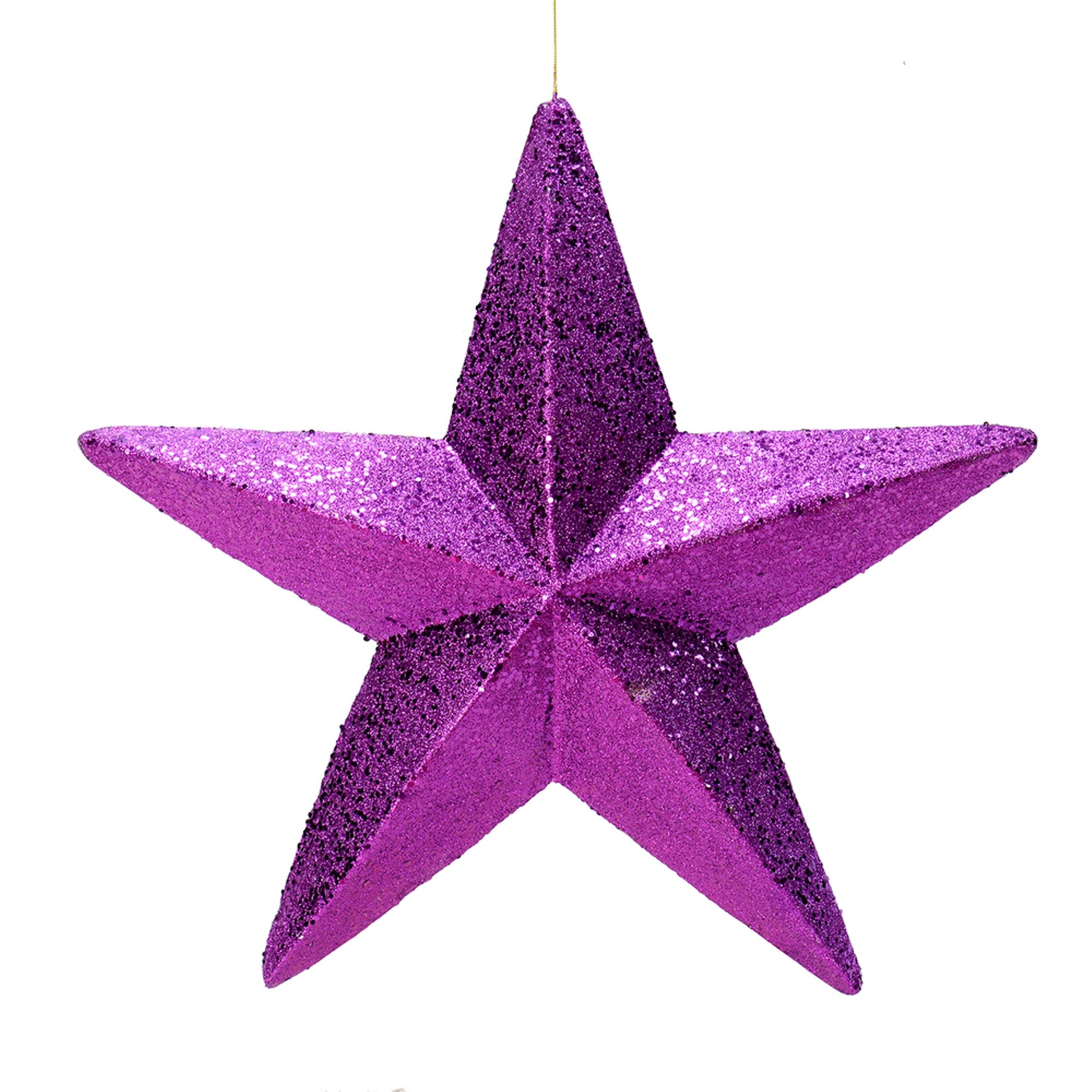 23” Purple Glitter Star Outdoor