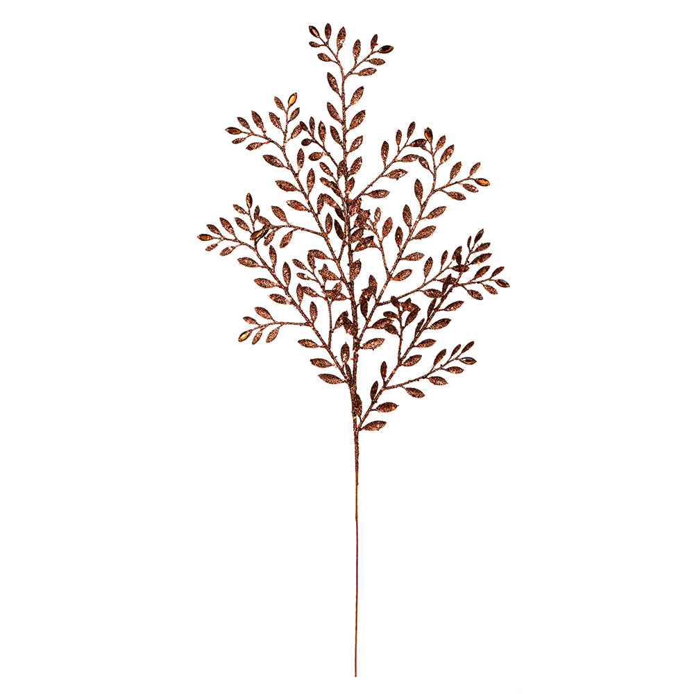 Vickerman 25” Chocolate Rus Glit Jewel Spray 12/Bg - L186075