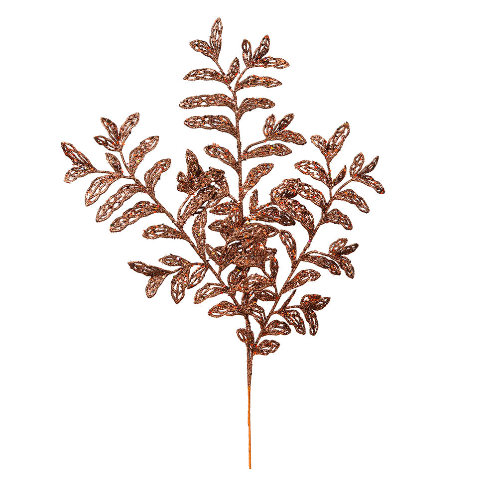 Vickerman 22” Choc Bipinnate Glitt Lf Spray 12/Bg - L186175