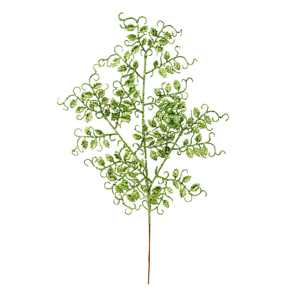 Vickerman 22” Lime Ruscus Glitter Spray 12/Bg - L186373