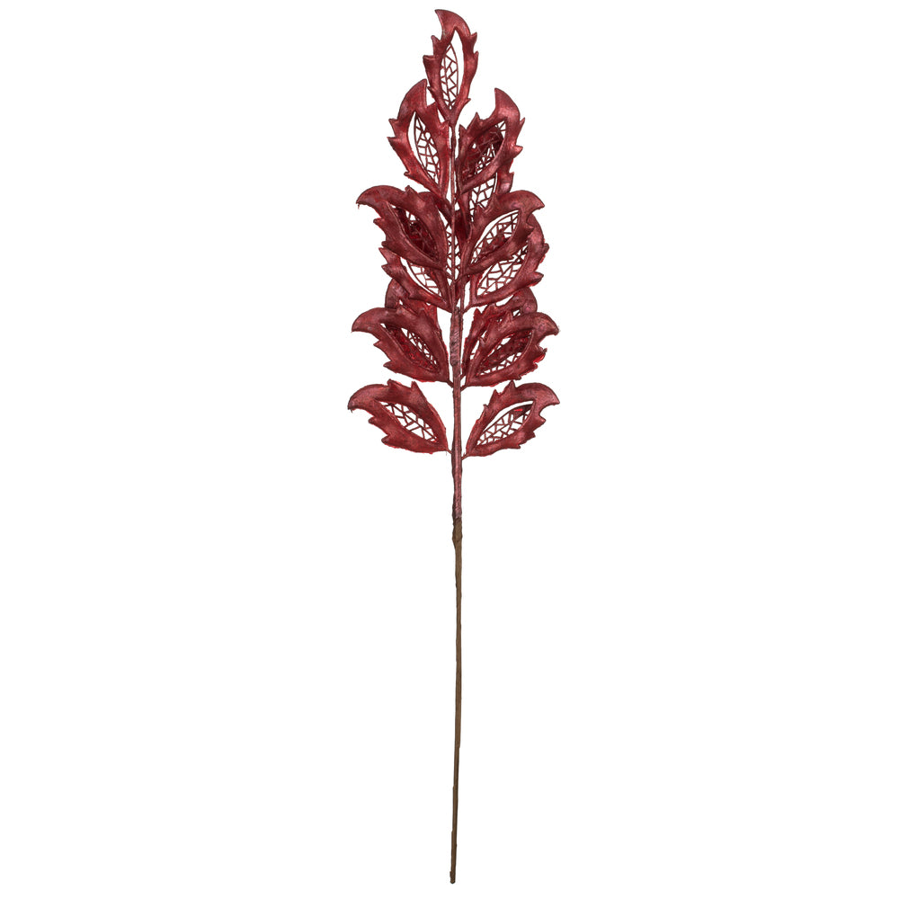 Vickerman 22” Red Matte Mistletoe Spray 12/Bg - L186603