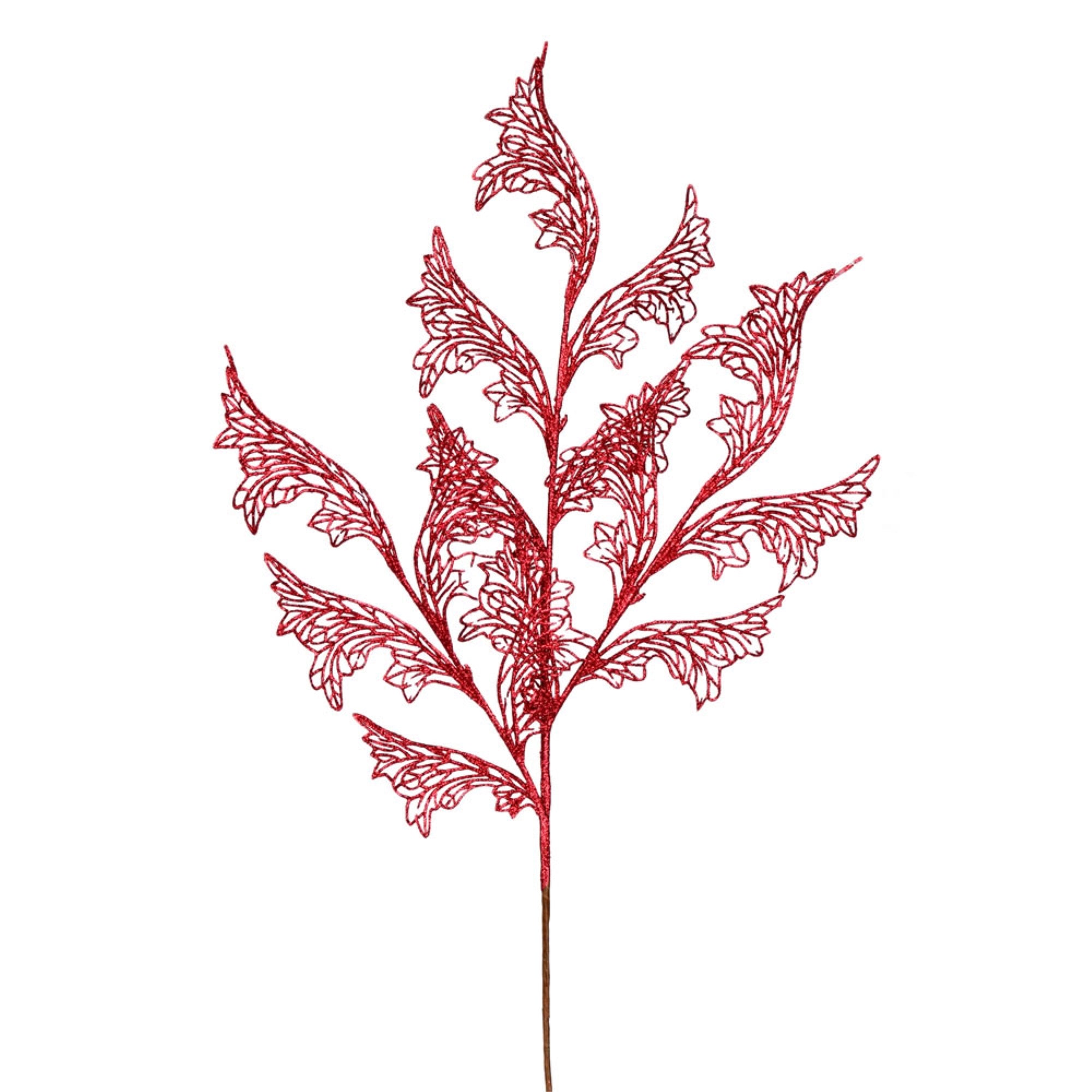 27” Burgundy Glitt Coral Bell Spray 12Bx