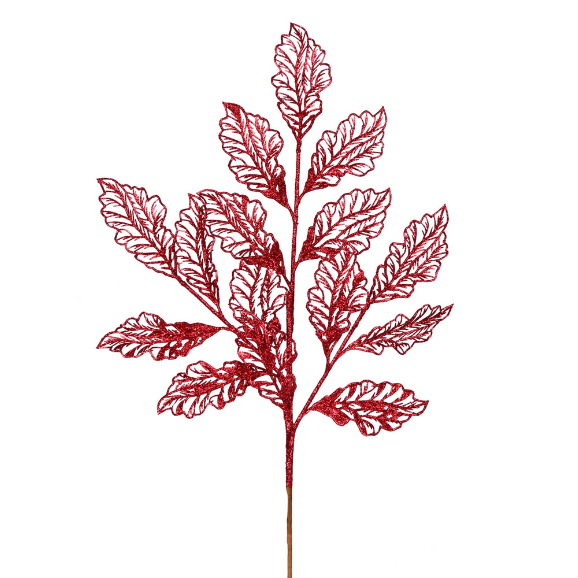 21” Burgundy Glitter Coleus Spray 12/Box