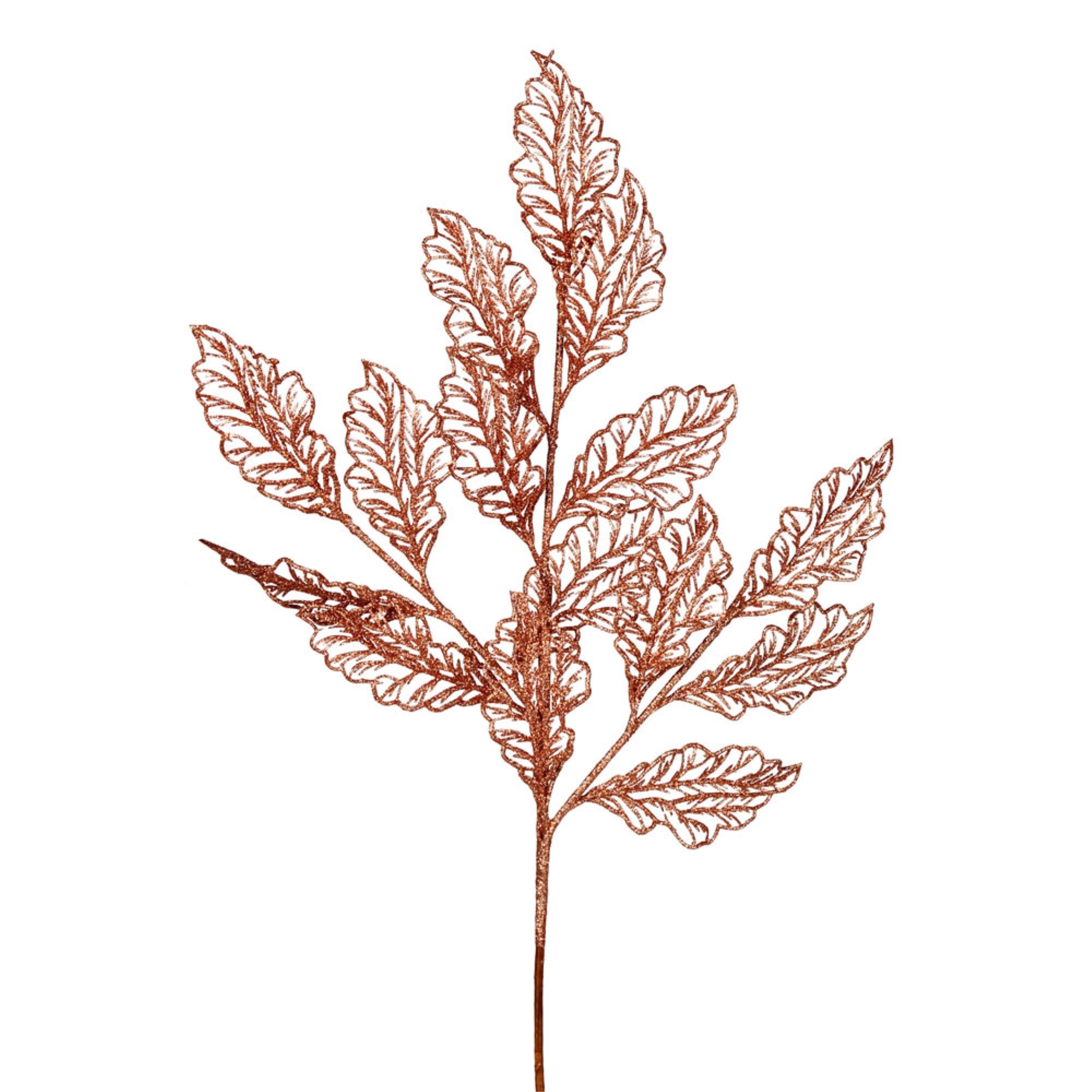 21” Rose Gold Glitter Coleus Spray 12/Bx
