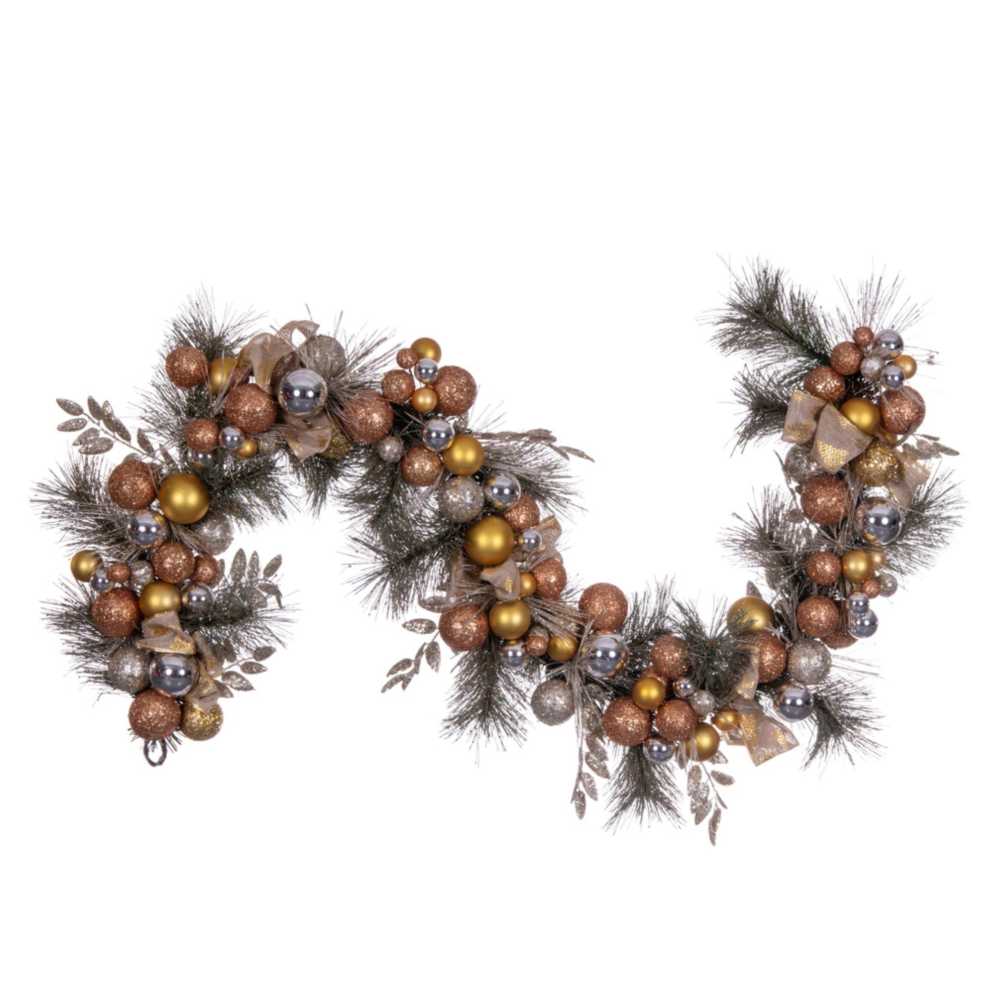 6' Copper/Gold Deco Garland