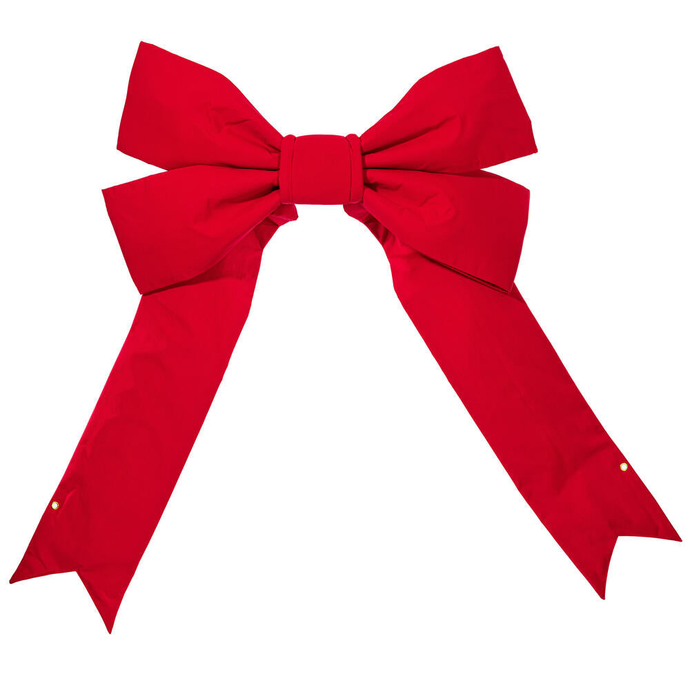 48” x 60” Red Canvas UV Bow 12” Size