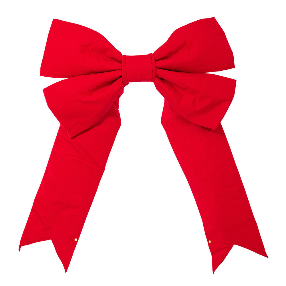 60” x 75” Red Canvas UV Bow 14” Size