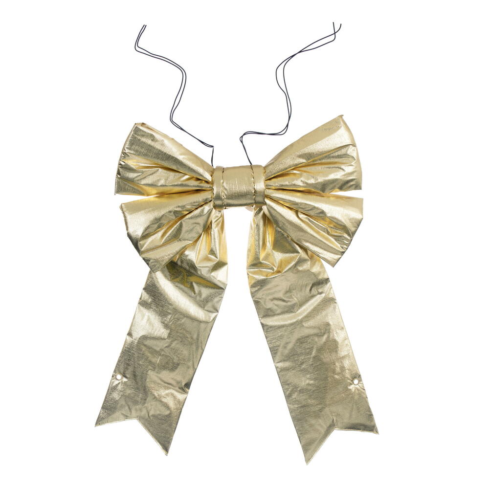 18” x 23” Gold Metallic UV Bow 6” Size