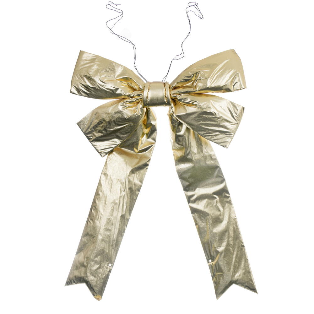 36” x 45” Gold Metallic UV Bow 9” Size