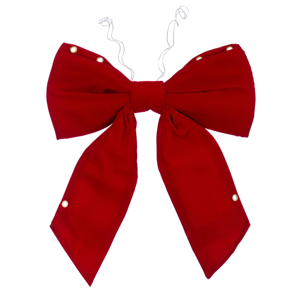 18” x 23” Red Velvet Bow UV