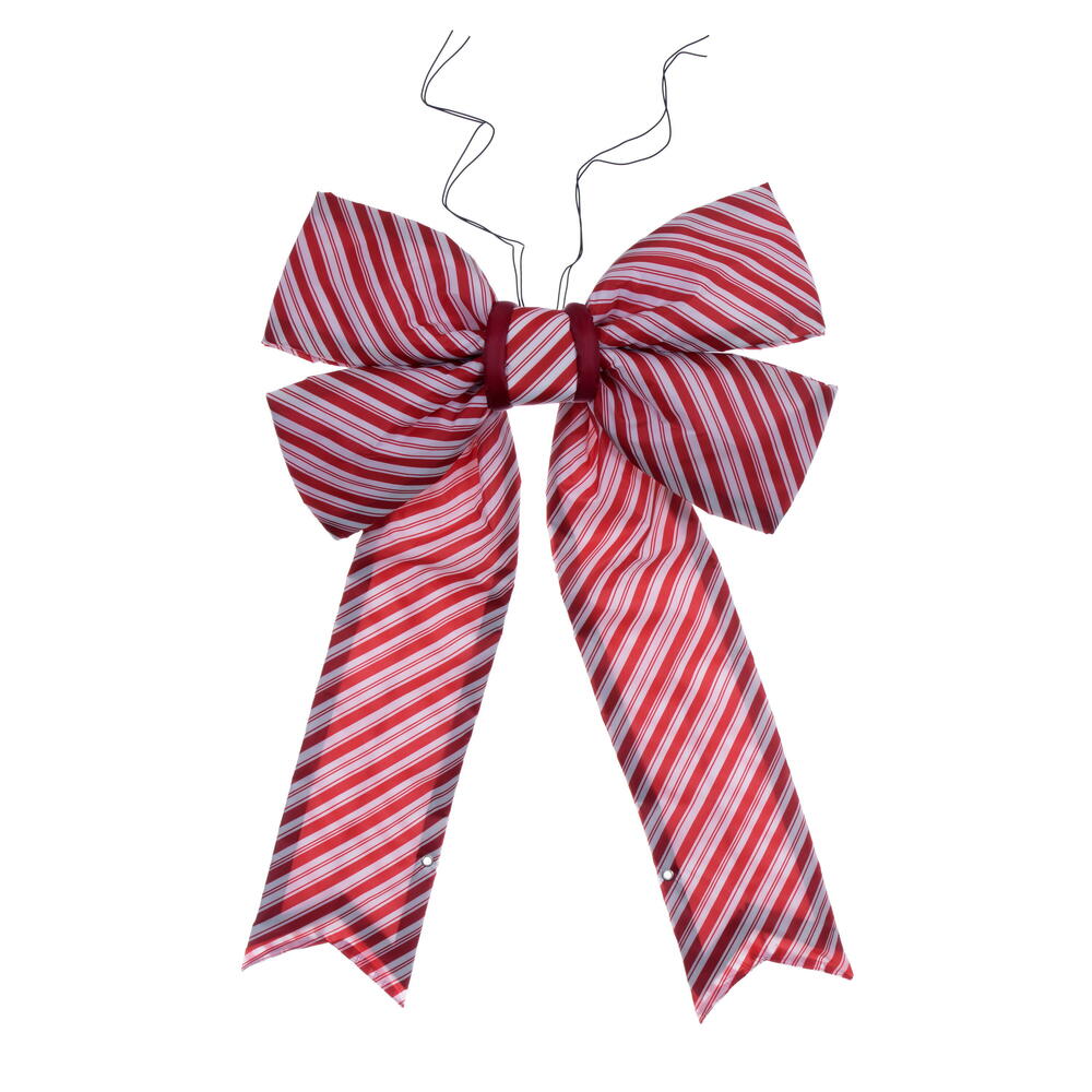 24” x 30” Red-White Nylon UV Bow 7” Size