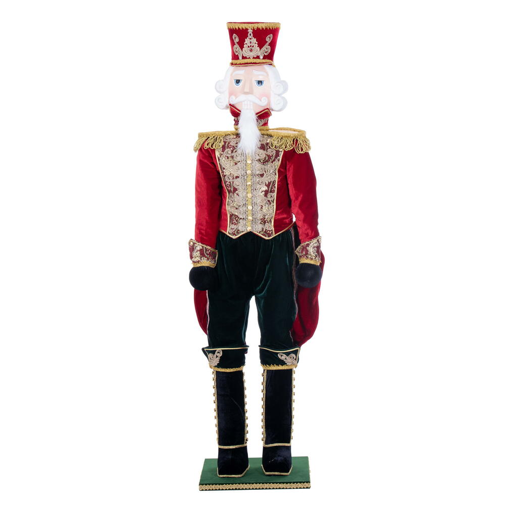 6'6” Red Deluxe Standing Nutcracker Doll