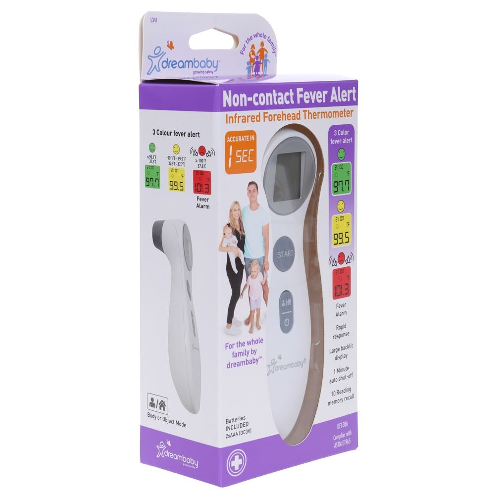 NEW Non-Contact Fever Alert Infrared Forehead Thermometer