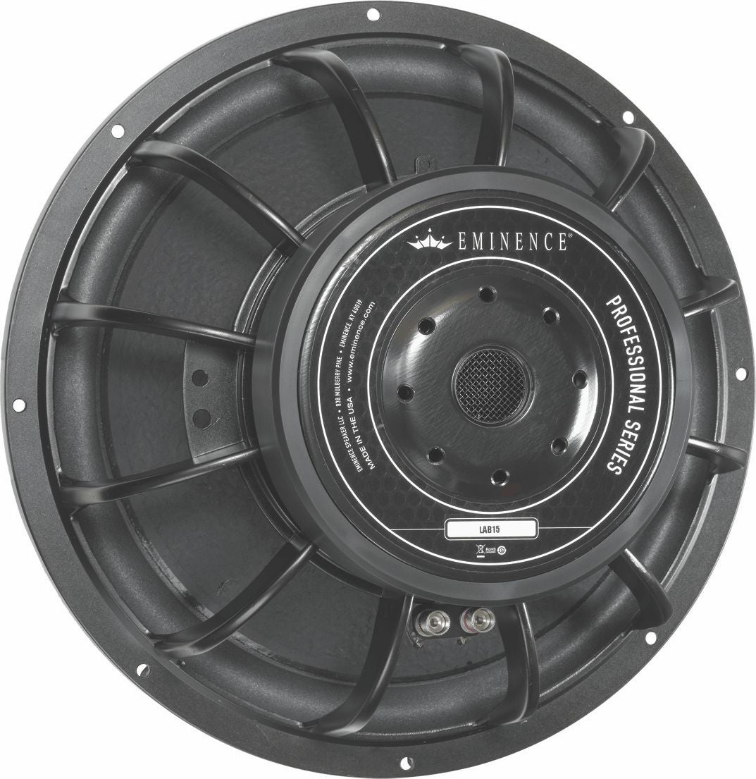 15-Inch Subwoofer Suited For Small Vented Boxes. Also Suitable For Horn Loading.
