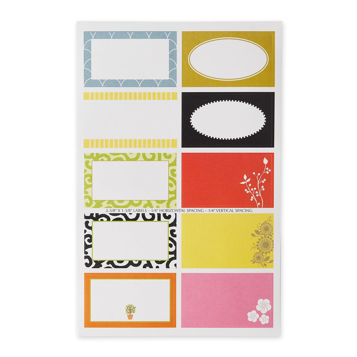Gift Labels - Rect. Asst.