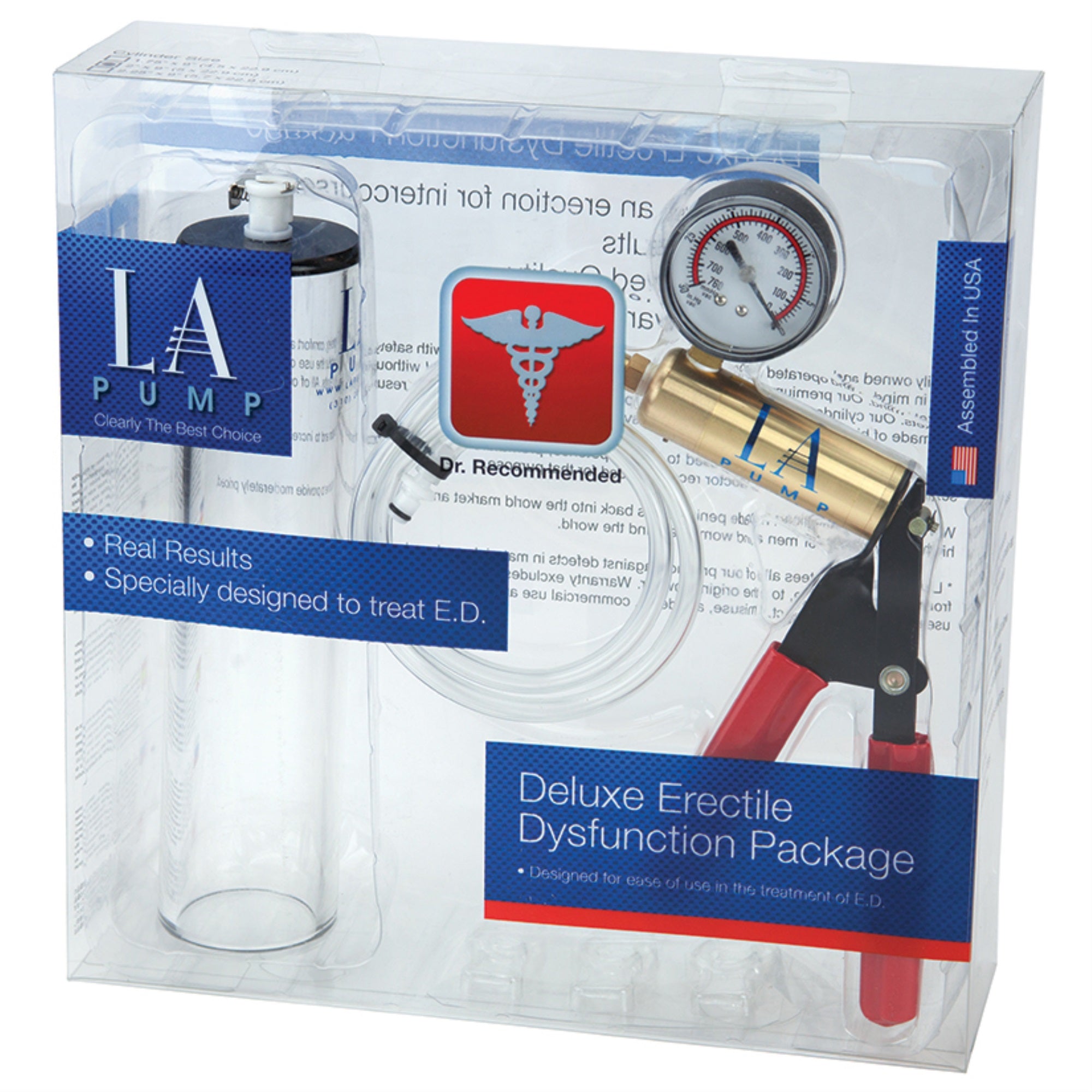 L.A. Pump Deluxe Erectile Dysfunction Package 2 x 9″