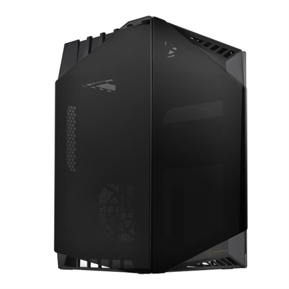 Black, Glass Outer Shell, Steel Body Black Internal, Mini-Itx, Dtx M/B,  1*3.5'(Hidden), 1*2.5'(Hidden), 2*120Mm Fan,1*80Mm Fan Slot, 1*Audio, 1*Mic, 2*Usb3.0, 12.1'Expansion Card Capable, Support Sfx-L Psu