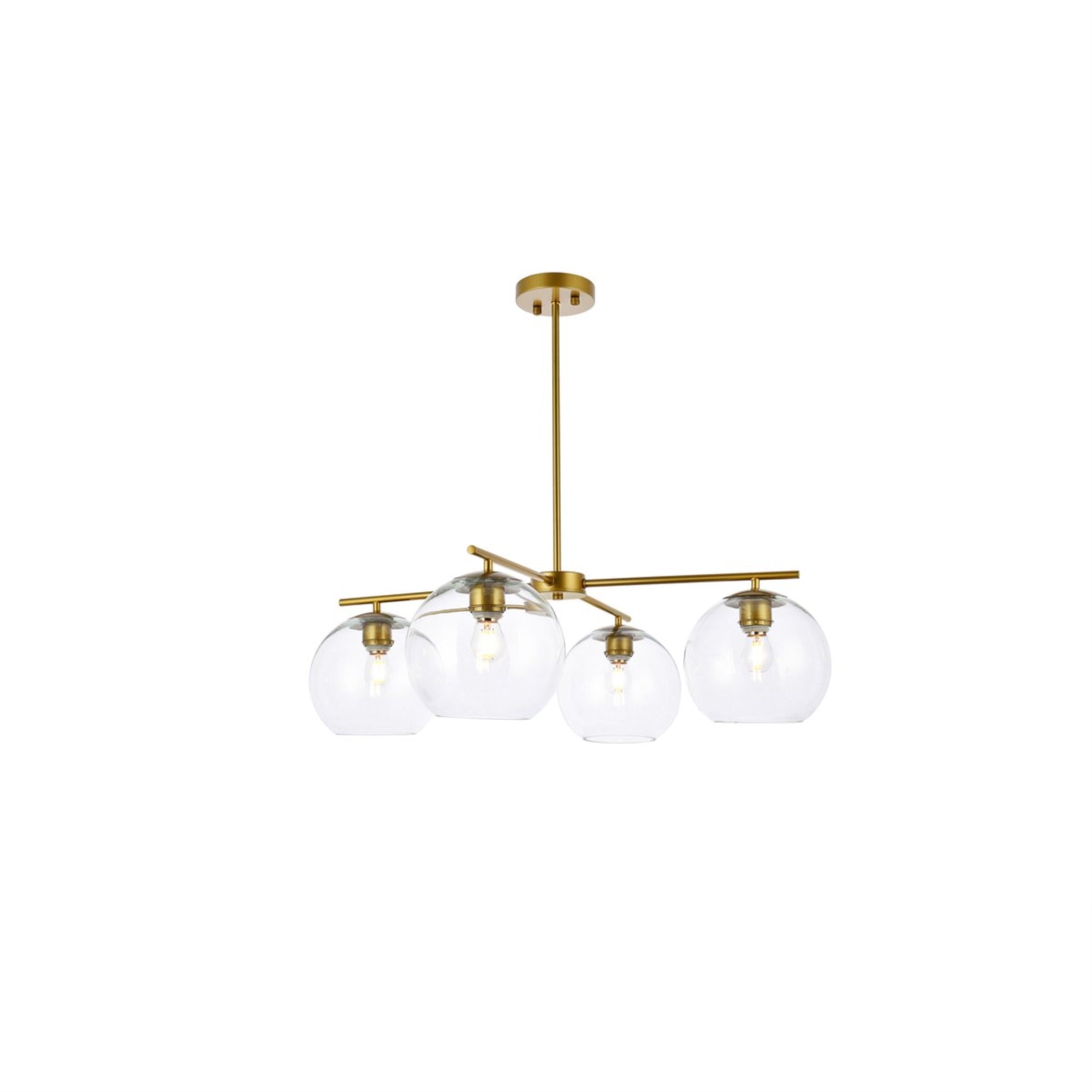 Opus 4 Lights Brass Pendant