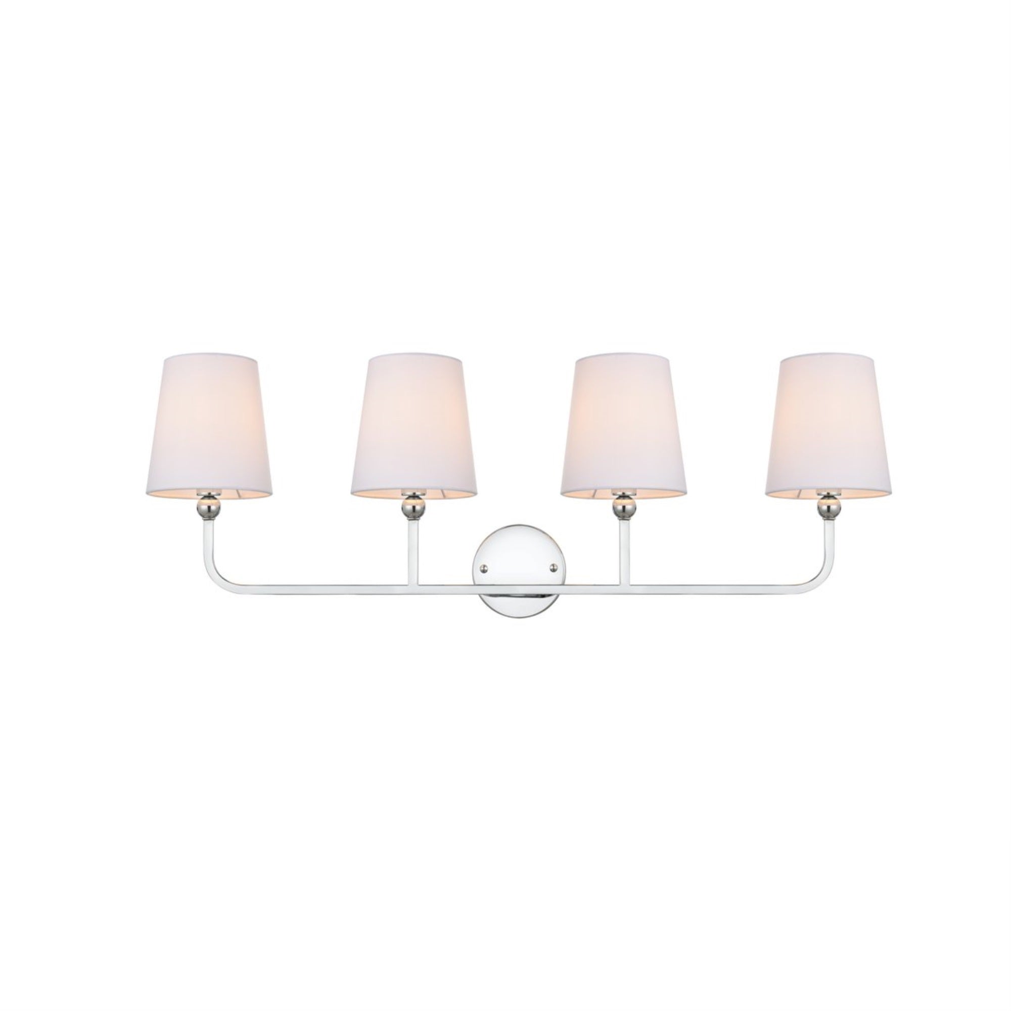 Colson 4 Light Chrome And Clear Bath Sconce