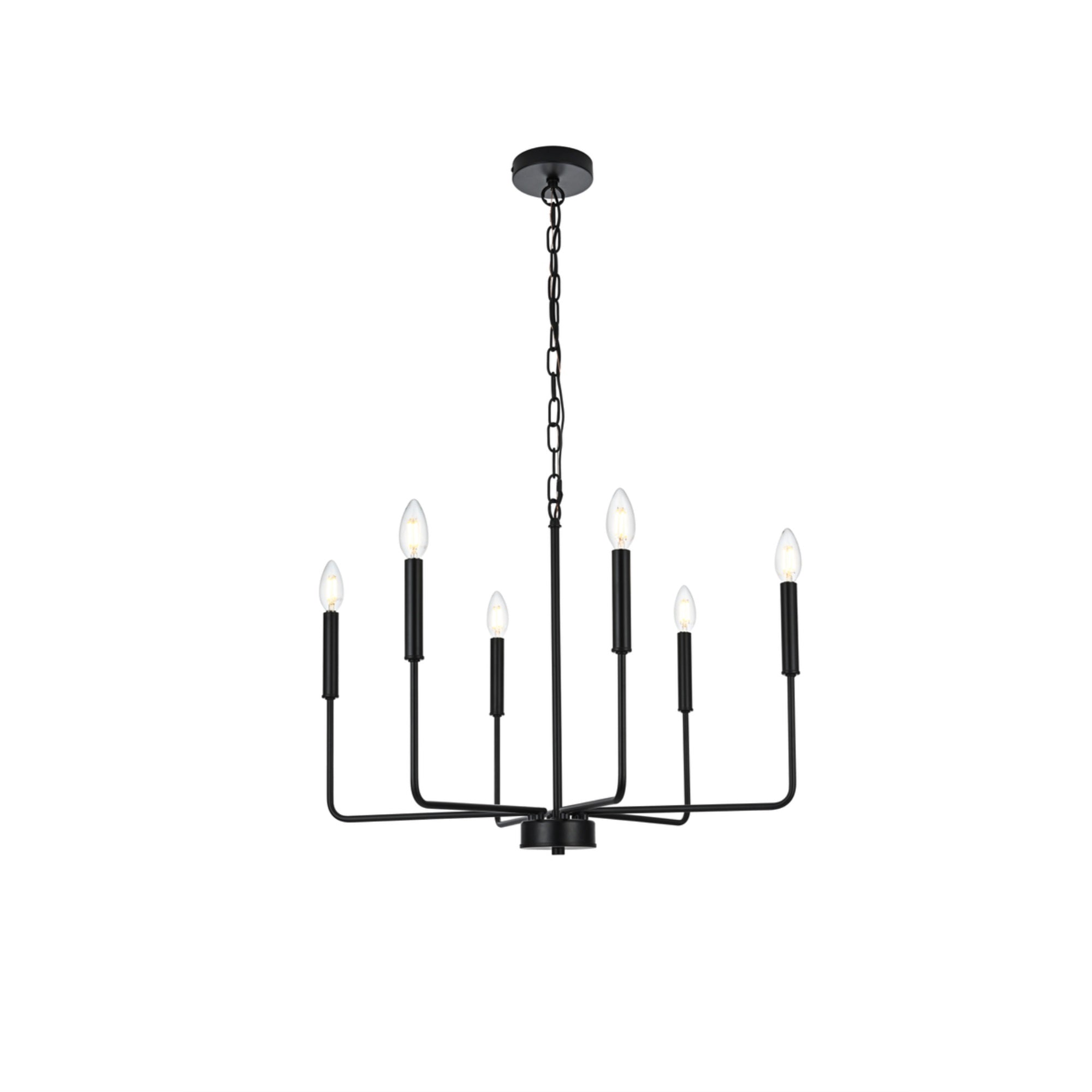 Willa 26 Inch Pendant Light In Black