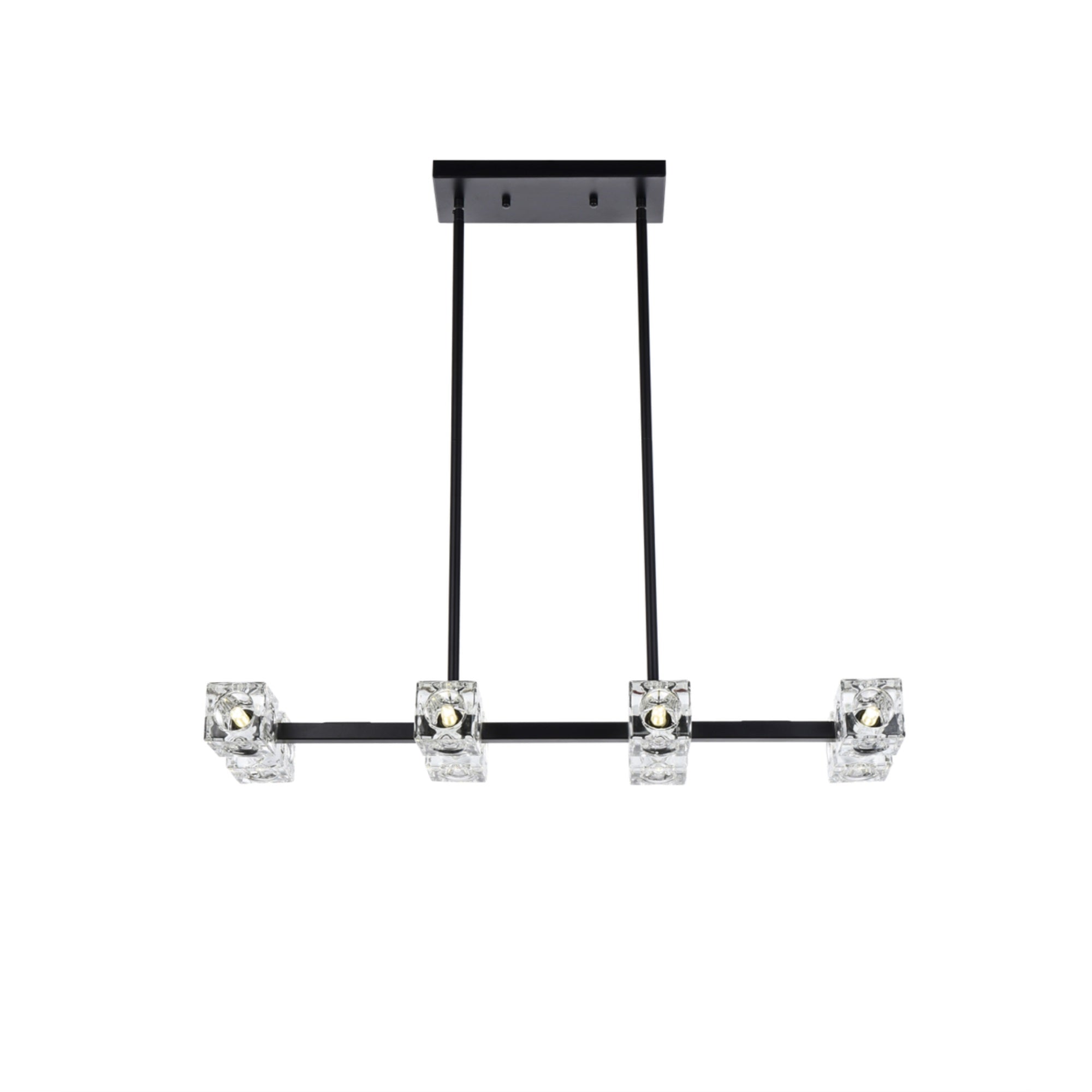 Lyra 30 Inch Pendant Light In Black