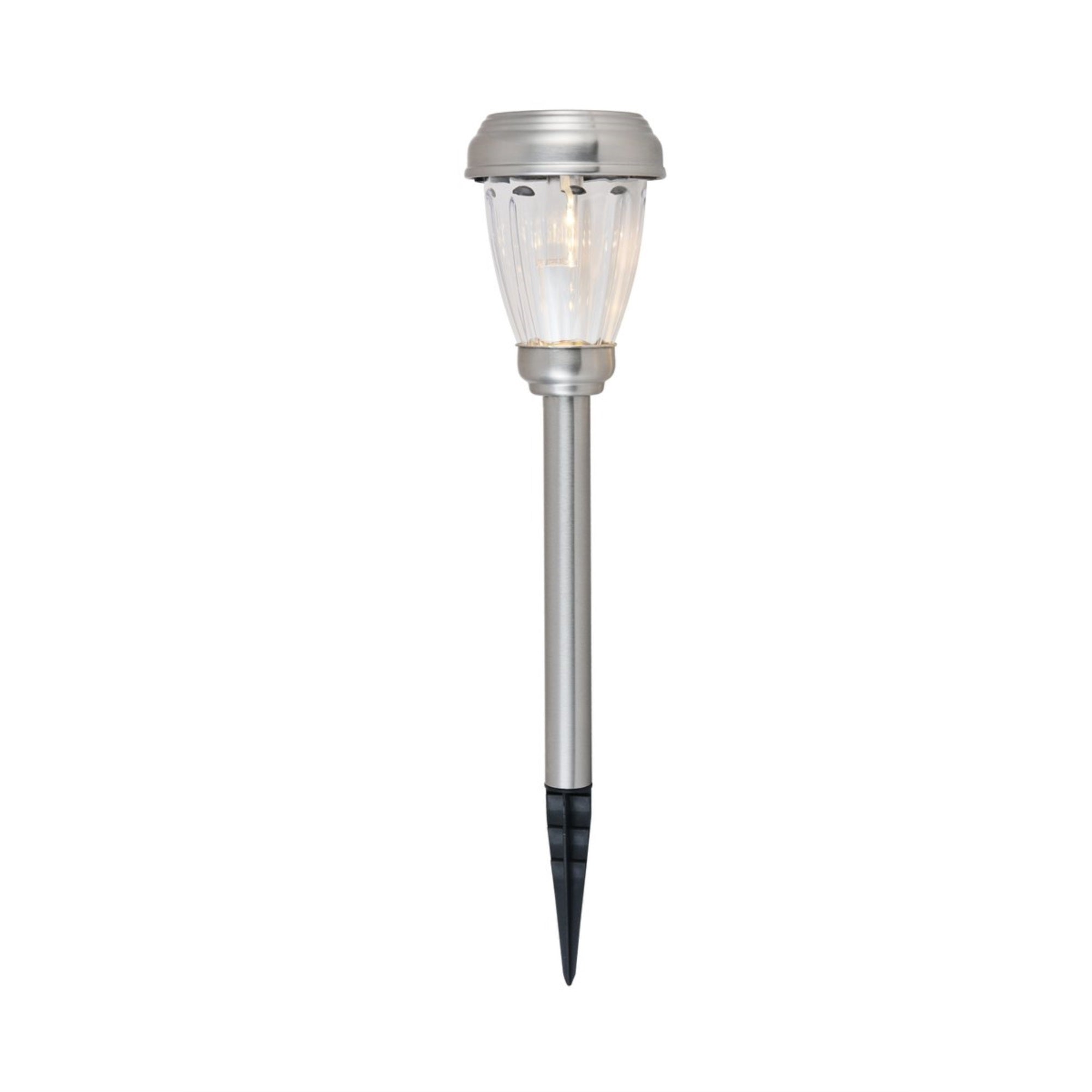 Outdoor Silver Led 3000K Pathway Light In Pack Of 6
