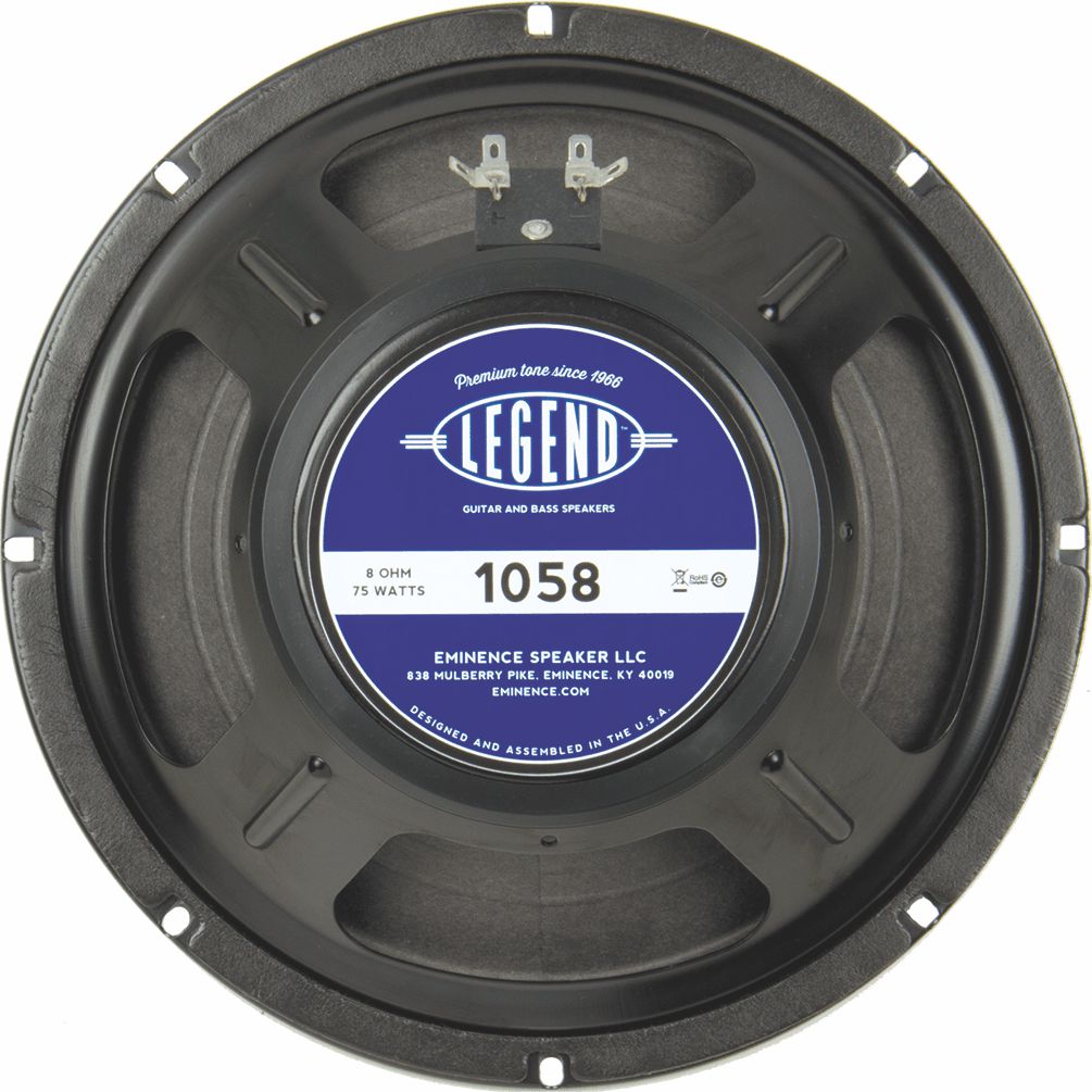 10-In Guitar Speaker, 75W, 8 Ohms W/Copper Voice Coil