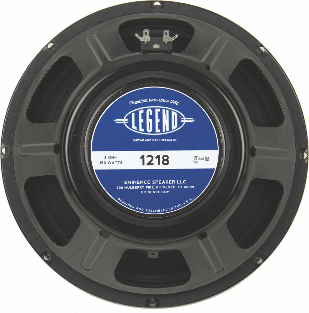 12-In Brit Guitar Speaker, 150W, 8 Ohms W/Copper Voice Coil