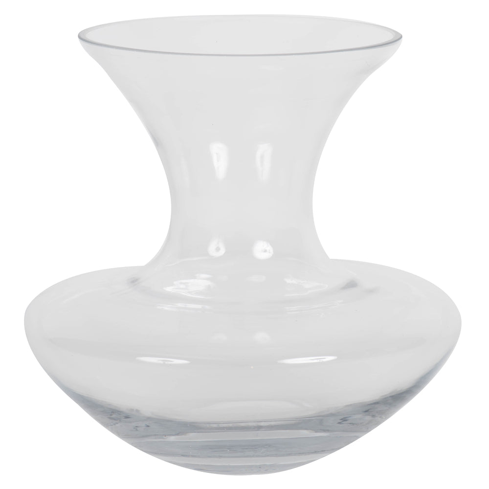 Vickerman 9” Clear Gourd Glass Container - LG180300