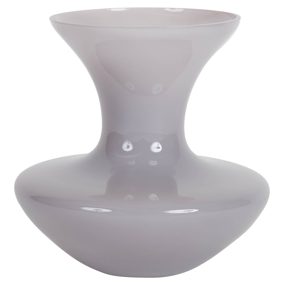 Vickerman 9” Crystal Gray Gourd Glass Container - LG180313