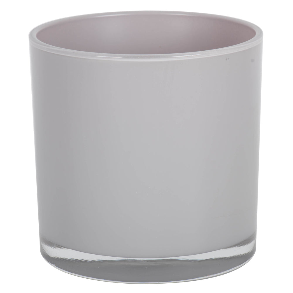 Vickerman 6” Crystal Gray Painted Round Glass Cntr - LG180513