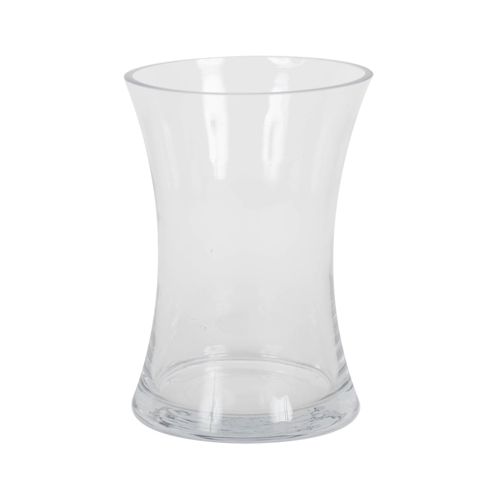 Vickerman 8” Clear Hourglass Glass Container - LG181900