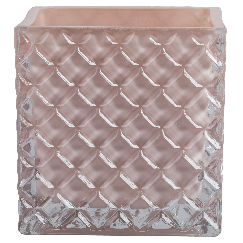 Vickerman 4” Almondine Square Glass Cntr Set/2 - LG182415