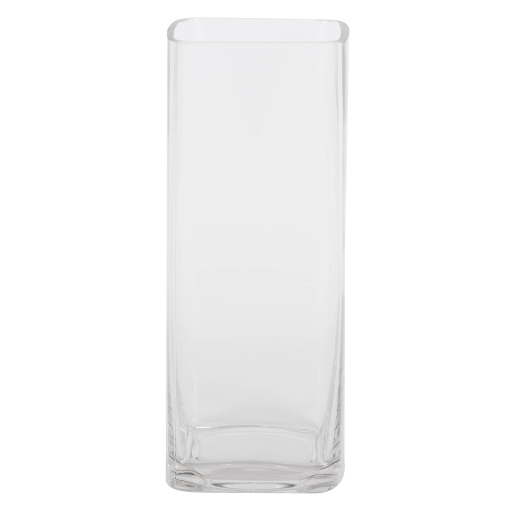 Vickerman 9.6” Clear Square Glass Container - LG182500